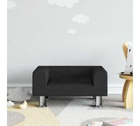Vidaxl Canapé Pour Enfants Noir 50x40x26,5 Cm Velours Multicolore