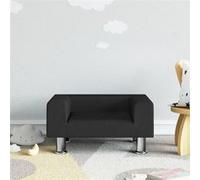 Vidaxl Canapé Pour Enfants Noir 50x40x26,5 Cm Velours Multicolore