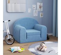Canapé pour Enfants Siège Fauteuil Tout-Petits Anthracite Peluche Douce vidaXL