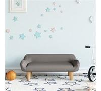 Canapé pour enfants taupe 70x40x24 cm tissu G