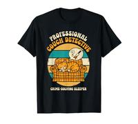 Canapé Professionnel Détective Chat True Crime Meme T-Shirt Graphique avec Valeur
