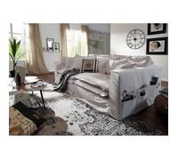 Canapé profondeur XXL 240x144x95cm (Blanc) - NORA