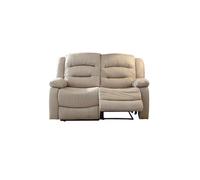 Canape relax ALTOBUY 2 places en tissu beige 96 x 152 x 102 cm