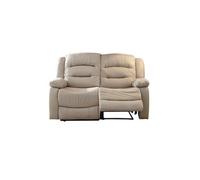 Canape relax ALTOBUY 2 places en tissu beige 96 x 152 x 102 cm