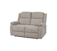 Canape relax ALTOBUY 2 places en tissu gris 95 x 140 x 101 cm
