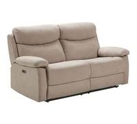 Canape relax ALTOBUY 3 places en polyester beige 90 x 190 x 103 cm Beige G
