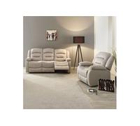 JANS - Canapé Relax Manuel 3 Places + Fauteuil Relax -
