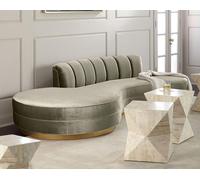 Canapé Relax rond Canapés de luxe Meubles Rond Canapé 3 places Rond Canapé Ovale Coin Nouveau