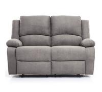 LOUNGITUDE - DETENTE - Canapé de Relaxation 2 Places en Microfibre - Gris