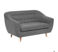 Atmosphera Canapé rétro 2 places 150 cm Gris
