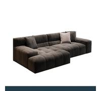 Canapé sectionnel modulaire de 330 cm avec chaise en forme de L, canapés rembourrés pour salon avec siège profond, canapés sectionnels en tissu givré pour salon, chambre à coucher A-2