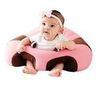 Canapé Siège Chaise Bébé Tout Doux Assis Confort Peluche Jouet Support pour Fille Garçon dans Maison 3-16 mois Noir et Rouge