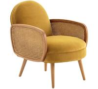 Canapé simple en rotin nordique, chaise de balcon, chaise de balcon en bois massif, canapé en tissu de célébrité (couleur : D)