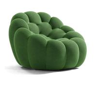 Canapé Simple Incurvé À Bulles Canapé Rond Paresseux Au Sol Canapé À Bulles En Mousse À Mémoire de Forme Canapé de Football Compressé Personnalisé pour Coin Loisirs Du Salon C,131 * 108 * 80CM