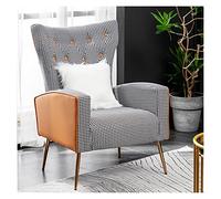 Canapé simple pied-de-poule de style nordique - Chaise de salon confortable pour salon et balcon design moderne