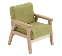 Canapé simple pour chambre à coucher, fauteuil lumineux, modèle miniature, maison de poupée, canapé, accessoire de jeu réaliste 1:12