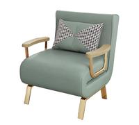 Canapé simple réglable pour petits espaces - Canapé en tissu technique lavable avec mousse haute résilience pour chambre à coucher ou appartement (vert, 183 x 75 x 30 cm)