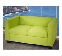 Canapé / sofa Lille, 2 places simili-cuir, vert clair
