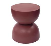 Canapé Table Basse Petite Table Ronde d'appoint for Cour extérieure, B&, hôtel, canapé, café, Maison, Salon, Loisirs, Rangement(Red)