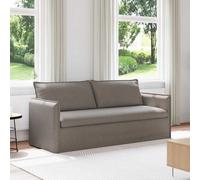vidaXL Canapé Taupe 195 x 82 x 85 cm Mét¿¿