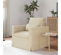vidaXL Canapé sectionnel modulable en tissu gris foncé 138 x 78 x 80 cm