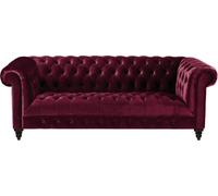 Canapé trois places Bordaux Tissu Salon Design Canapés Coussins Canapé Chesterfield Nouveau
