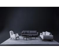 Canapé trois places Set de fauteuils Design Moderne Canapé rembourré Textile