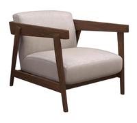 Canapé Une Place Style wabi-sabi, Fauteuil de détente for Balcon ou Petite Chambre, Fauteuil Une Place Moderne en Bois Massif for Le Salon(A1)