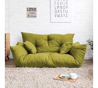 Canapé vert moderne du milieu du siècle - Siège confortable pour petits espaces - Meuble élégant pour salon, chambre à coucher, bureau, appartement - Design peu encombrant