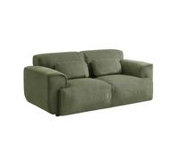 swe anapé Wallas. 2 Places. Tissu Velours côtelé Vert L 180 x P 98 x H 73cm