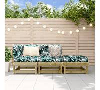 Canapés Centraux de Jardin Sièges Terrasse 2 pcs Bois Massif Douglas vidaXL