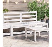 Canapés centraux de jardin - vidaXL - Blanc - Pin massif - 70x70x67 cm