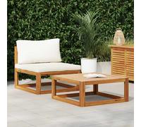 Canapés d'Angle Sectionnels 2 pcs avec Coussins Jardin Patio Extérieur vidaXL