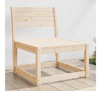 Canapés de Jardin sans Accoudoirs et Coussins Chaise 2 pcs Pin Massif vidaXL