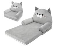 Canapés Pliables pour Fauteuil De Détente Convertible en Peluche Animal | Méridienne de sol convertible pour enfant Pour Les Petits Regarder Lire Jouer Dans La Salle De Jeux Et La