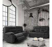 ALMERIA - Canapés Relax Electriques 3 Places et 2 Places - Altobuy Gris