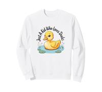 Canard Amusant Juste Un Enfant Qui Aime Les Canards Sweatshirt