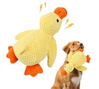 Canard Anti-Stress pour Chien HSYWASH-Jouet Anti-Stress pour Chien en Forme de Canard Jouet couineur pour chie/n Joue/t interactif Indestructible Joue/t chie/n de Petite Moyenne et Taille (Jaune)