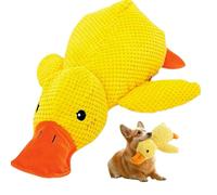 Canard Antistress Chien Patte Star Canard Jaune Jouet Couineur Interactif pour Chiens Jouet à Mâcher Calme et Équilibré Canard Antistress Jaune (m)