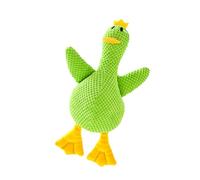 Canard apaisant - Jouet pour chien - Avec bruit - Coussin de jeu interactif couineur en cas d'anxiété de séparation - Aide au sommeil - Pour l'intérieur - Temps de repos