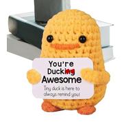 Canard au Crochet | Décorative pour la Maison - d'Encouragement Artisanale pour Collectionneurs Adultes Adolescents Mères Collègues Employés - Décoration Chambre Nursery Adulte Collectionneur