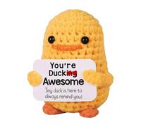 Canard au Crochet,s En Crochet Inspirantes,d'Encouragement Artisanale pour Collectionneurs Adultes Adolescents Mères Collègues Employés - Décoration Chambre Nursery Adulte Collectionneur Adolescent
