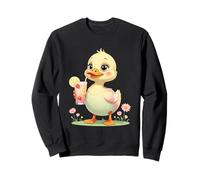 Canard avec Boisson Citron Fraise Printemps Sweatshirt