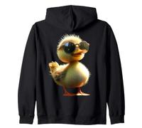 Canard avec Lunettes de Soleil Canard Colvert Caneton Héron Sweat à Capuche