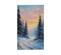 Canard blanc avec un nœud rose pour maison de cour, bannière de vœux de saison avec œillets, décoration d'intérieur ou d'extérieur