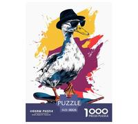Canard Blanc Puzzle 1000 Pièces Educa Jouet Cadeau Unique De l'art De La Décoration Animaux Jeu Éduchatif Challenge Toy Adultes & Enfants des 14 Ans 38x26cm/1000pcs