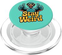 Canard Bleu Sarcelle Amusant pour Rester Bizarre PopSockets PopGrip pour MagSafe