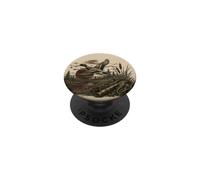 Canard Chasse Marais Coucher de Soleil Chasseur Colvert PopSockets PopGrip Adhésif