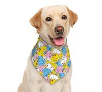Canard coloré bandana bandana bavoirs triangle accessoires animaux chat foulard