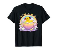 Canard coloré dans Une Tasse avec des guimauves Magiques T-Shirt
